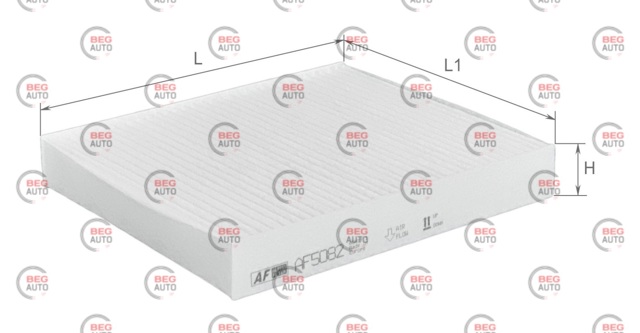 Фильтр воздушный отопителя Alpha Filter AF5082 цена, от 2.88 USD