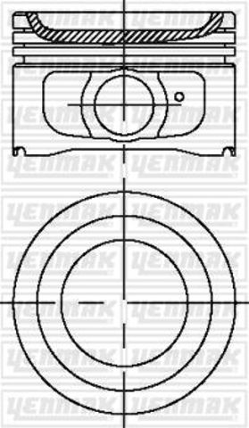 31-03889-000 Yenmak pistão do kit para 1 cilindro, std