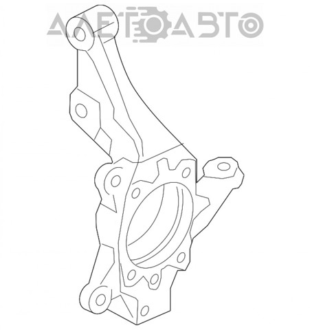 Купить 51716D3100 Hyundai/Kia Ось передняя и поворотные кулаки