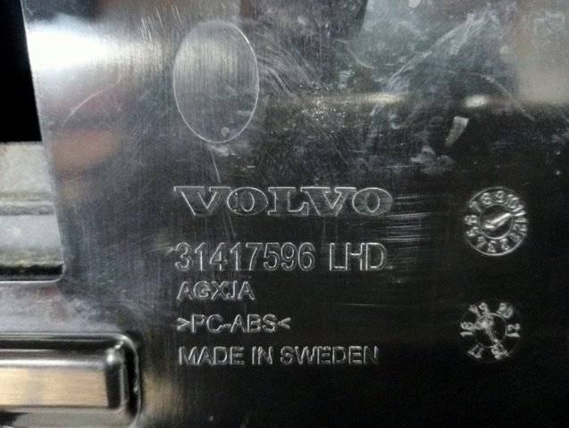Крышка вещевого ящика Volvo 31417596 цена, от 76.01 USD