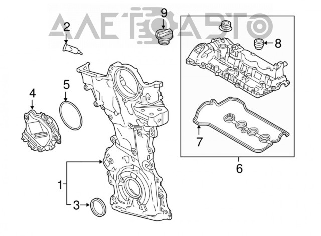 PE0718G00B Mazda Механический вакуумный насос
