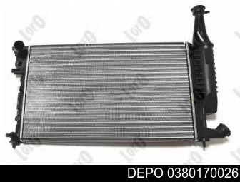 Радиатор 0380170026 Depo/Loro/Abakus