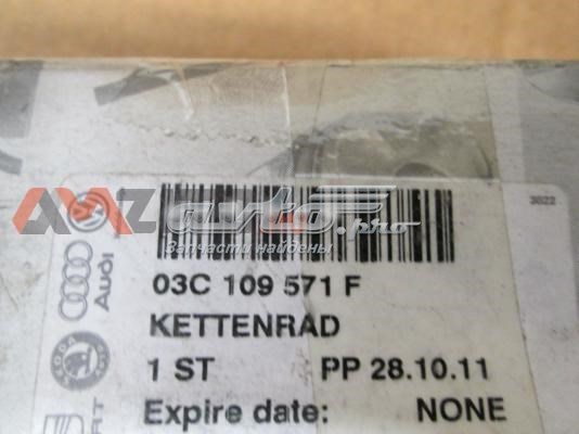 03C109571F VAG Engrenagem de cadeia da roda dentada da árvore distribuidora de motor