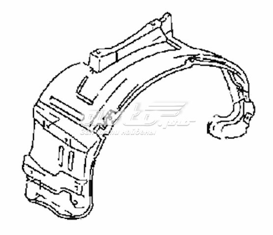 Подкрылок передний правый MR208660 Mitsubishi