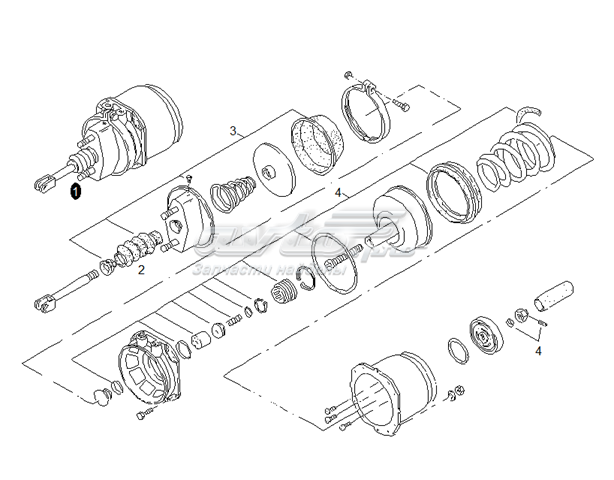 Камера тормозная (энергоаккумулятор) KNORR-BREMSE BX9520