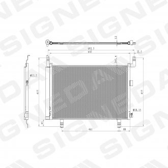 Compre 51015704 VAN Wezel Radiador de aparelho de ar condicionado