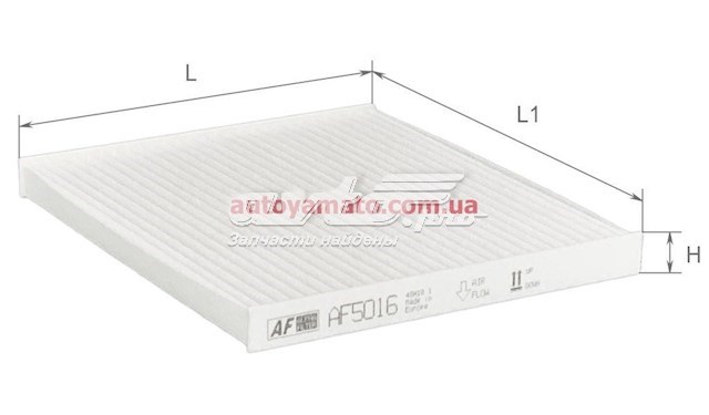 Фильтр воздушный отопителя Alpha Filter AF5016 цена, от 2.52 USD