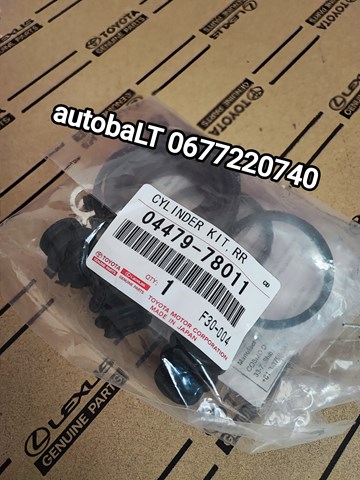 0447978011 Toyota kit de reparação de suporte do freio traseiro