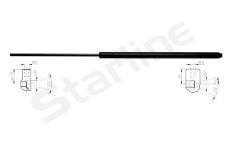 Амортизатор багажника 4238800 Starline