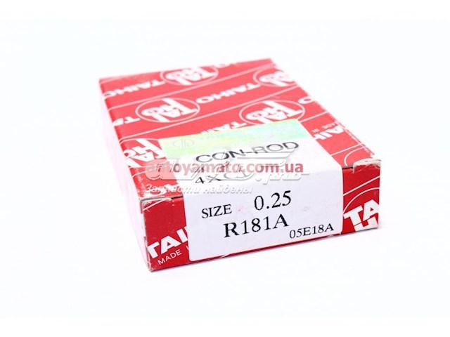 R181A.025 Taiho folhas inseridas de cambota de biela, kit, 1ª reparação ( + 0,25)