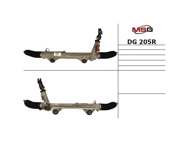 Реечный рулевой механизм MSG Rebuilding DG204R цена, от 241.71 USD