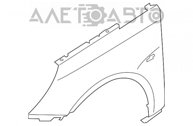 Купить 868202P500 Hyundai/Kia Подкрылок передний правый