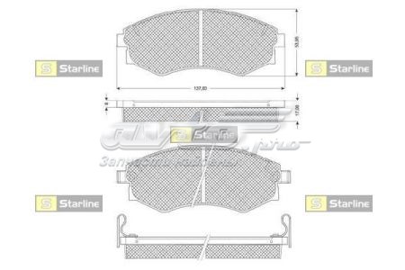 Колодки Starline BDS051 цена, от 15.05 USD
