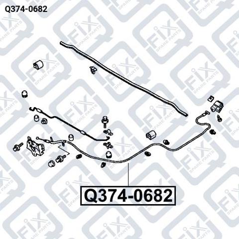 Трос открывания капота Q-fix Q3740682 цена, от 9.89 USD