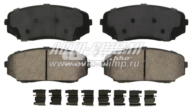 Колодки тормозные передние дисковые WAGNER ZD1258A