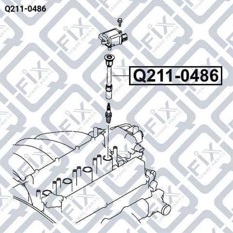 Наконечник свечи зажигания Q-fix Q2110486 цена, от 13.12 USD