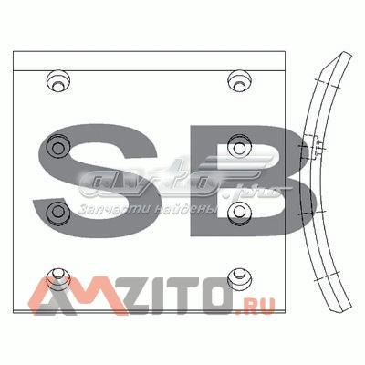 SL214 Sangsin накладка тормозная задняя (truck)