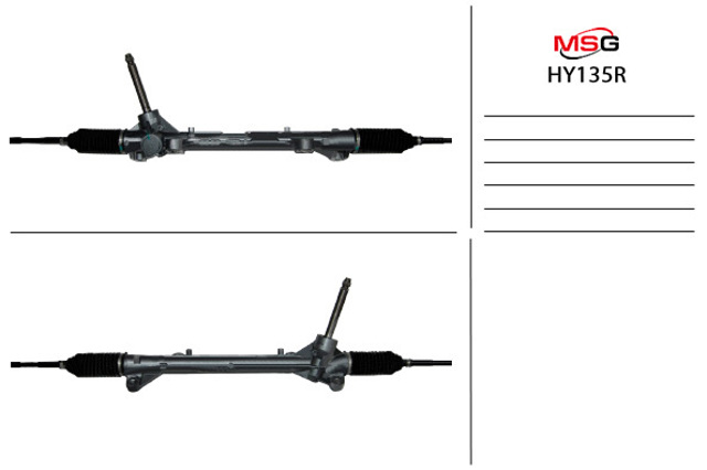 Рулевая рейка HY135R MSG Rebuilding