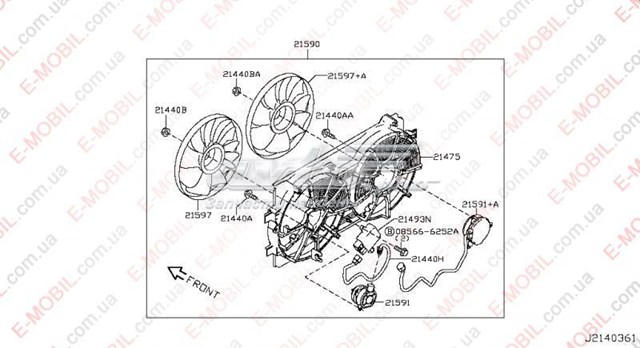Регулятор оборотов вентилятора A18700A28001 Nissan/Infiniti