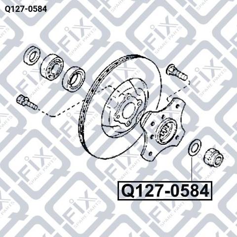 Подшипник ступицы Q1270584 Q-fix