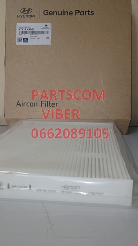 97133K4000 HYUNDAI Filtro de habitáculo original y equivalente