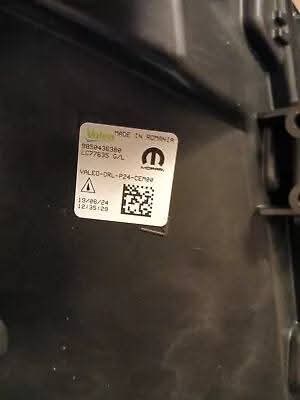 Купить 9850436380 Peugeot/Citroen Фара дневного света левая