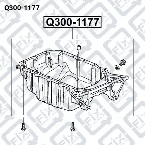 Q3001177 Q-fix Картер масляный