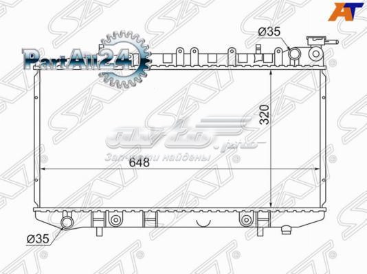 Радиатор охлаждения двигателя Nissan/Infiniti 214600M513 цена, от 108.22 USD