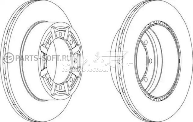 Задний дисковый тормоз Ferodo FCR340A