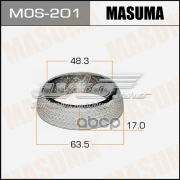 Кольцо глушителя Masuma MOS201