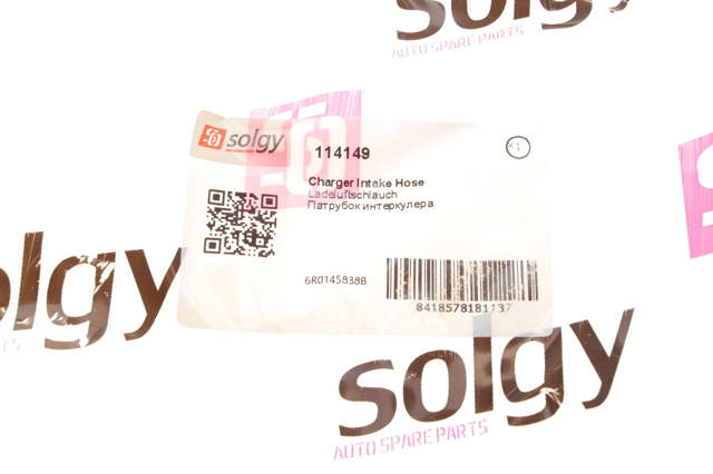 114149 Solgy Патрубок воздушный, выход из компрессора (наддув)