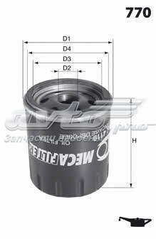 Фильтр очистки масла центробежный Mecafilter ELH4454 цена, от 4.46 USD
