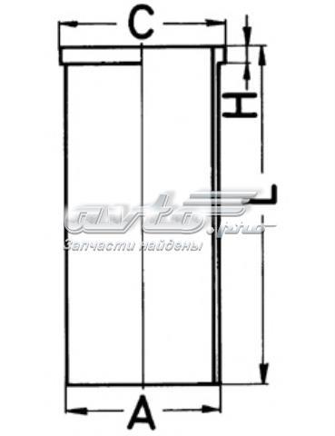 Гільза поршнева 89514190 KOLBENSCHMIDT
