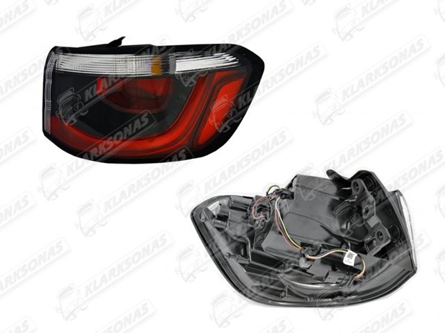 55112683AD Chrysler lanterna traseira direita externa