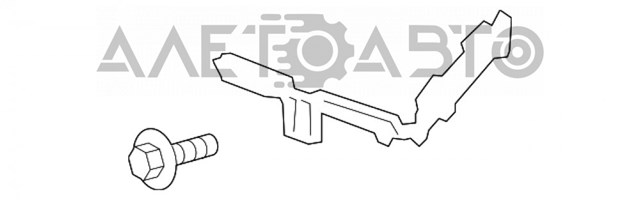 FP7053961 FPS Кронштейн бампера заднего внешний левый