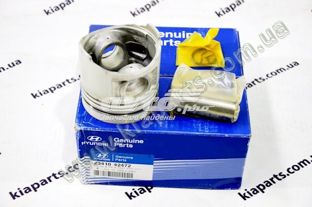 Поршень с пальцем без колец, 2-й ремонт (+0,50) Hyundai/Kia 2341042472 цена, от 31.67 USD