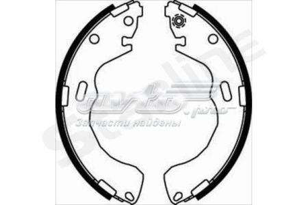 Колодки тормозные задние барабанные STARLINE BC08030