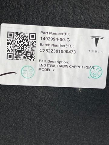 149299400G Tesla Покрытие напольное салона, заднее