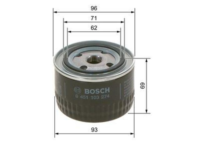 Купить 451103274 Bosch Фильтр центробежный очистки масла