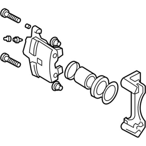 Тормозной суппорт Nissan/Infiniti 410016RA0A цена, от 34.95 USD
