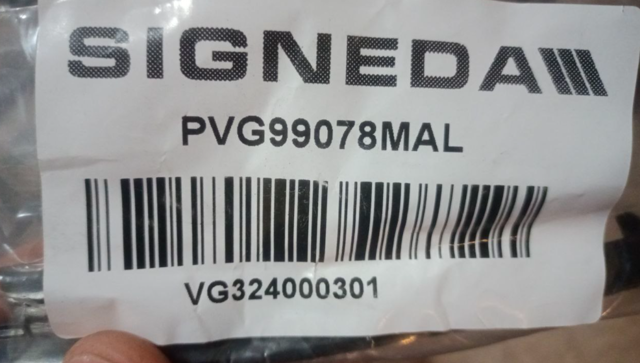 PVG99078MAL Signeda Молдинг бампера переднего левый