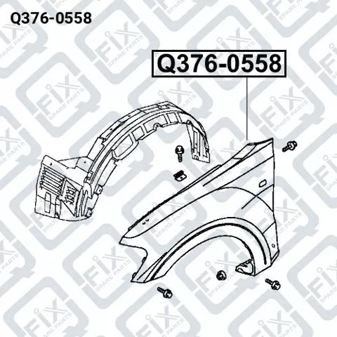 Купить Q3760558 Q-fix Крыло переднее правое