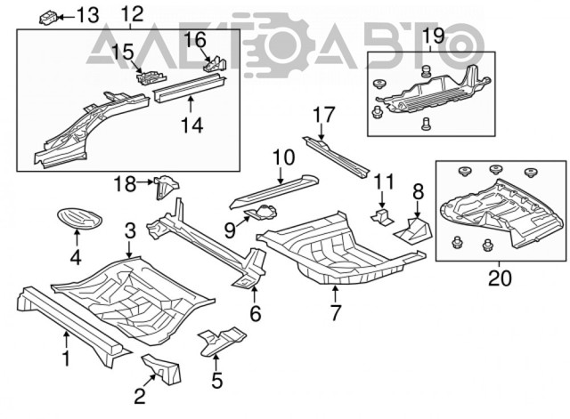 Купить 5831133090 Toyota Детали мотоотсека задка кузова