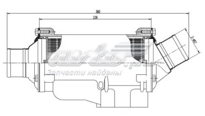 WG1719941 WILMINK GROUP Масляный радиатор охлаждения жидкости АКПП WG1719941 WILMINK GROUP