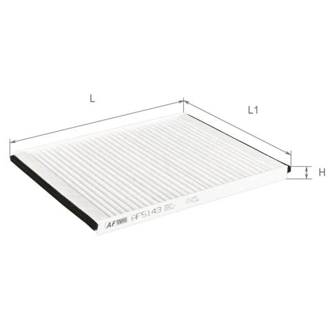 Фильтр воздушный отопителя Alpha Filter AF5143 цена, от 2.48 USD
