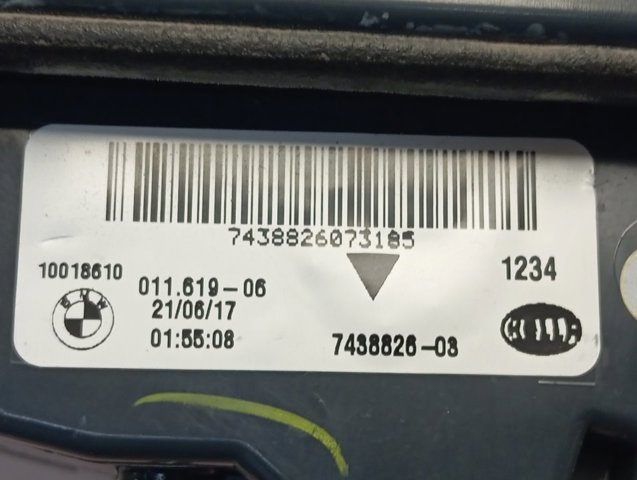 63217438826 BMW Фара задняя правая внутренняя