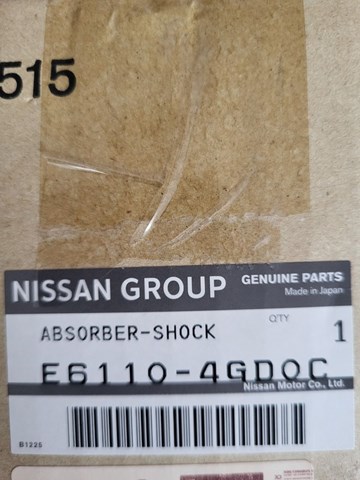 Стойка амортизатора передняя Nissan/Infiniti E61104GD0C цена, от 129.99 USD
