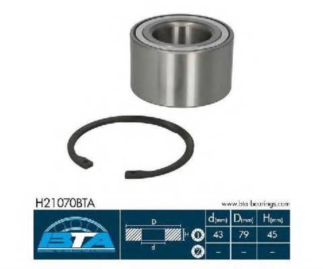 Подшипники задней ступицы BTA H21070 цена, от 23.43 USD