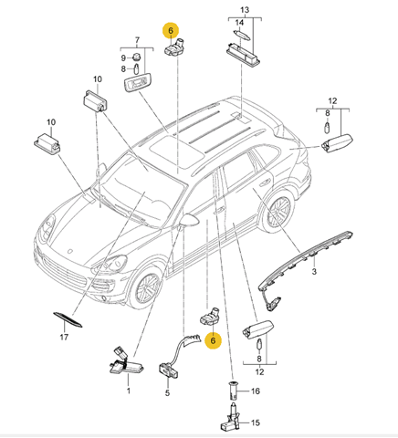  95863214500 Porsche