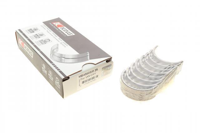 Вкладыши коленвала коренные, комплект, 1-й ремонт (+0,25) MB4560SI025 King